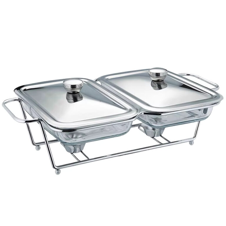 שיפינג דיש כפול 1.5+1.5 ליטר עם מעמד ומכסים – Kitchenette - פטיש ומסמר