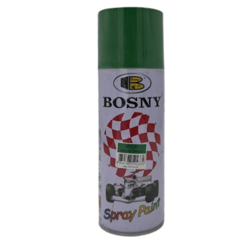 ספריי צבע BOSNY B100 בגוון ירוק בהיר, מיכל 400 מ"ל מאקריל טה