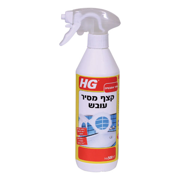 קצף מונע עובש HG דגם 42081 בבקבוק 500 מ"ל למניעת עובש במקלחת ובמקומות לחים, פתרון יעיל להסרת כתמי עובש ומניעת הישנות