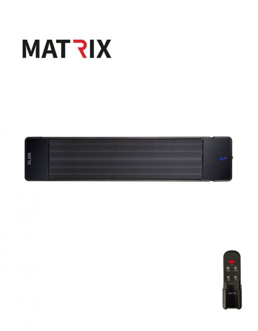 תנור חימום Radiant-Panel חוץ 2400W VULCAN IP55 MATRIX דגם IP55-VULCAN2400W-RC - פטיש ומסמר