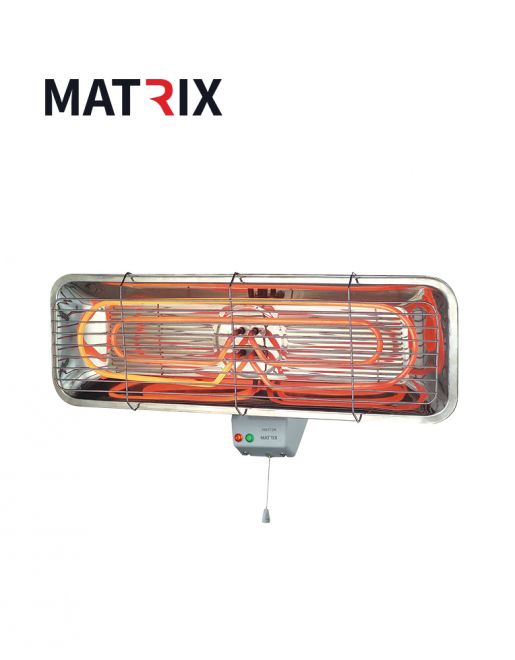 תנור אמבטיה כפול נירוסטה 2200W לתלייה MATRIX דגם MX-BT2200i - פטיש ומסמר