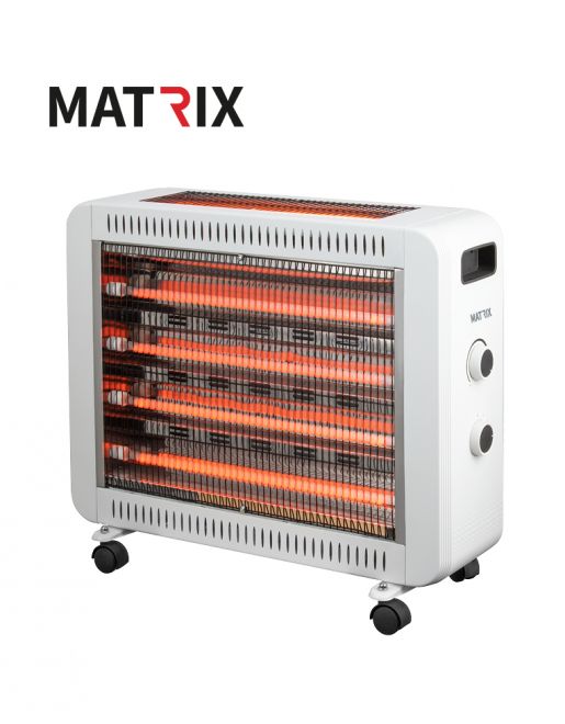 תנור חימום מעוצב ענק 4+2 לבן MATRIX Milano דגם MX-MILANO-2700i-WH - פטיש ומסמר