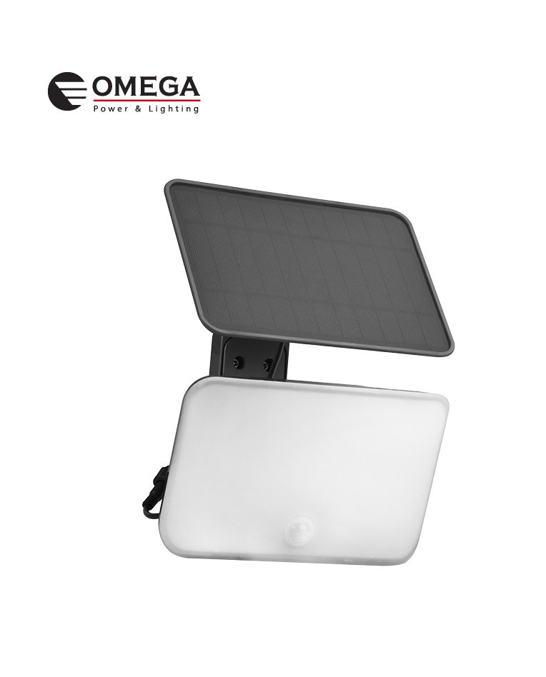 פנס הצפה סולארי נטען 50W דגם BASE – עם חיישן תנועה וטעינת TYPE-C - פטיש ומסמר