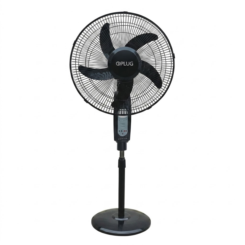 מאוורר עמוד סולארי "18 ePLUG 20W כולל- שלט, רמקול ורדיו מובנה! - פטיש ומסמר